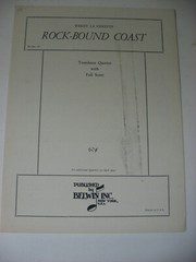 Wesley La Violette Rock-Bound Coast Trombone Quartet with Full Score Sheet Music
