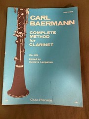 VINTAGE CLARINET MUSIC BOOKS