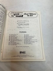 Vintage E-Z PLAY TODAY 146 Hank Williams His Best Songbook Organ Piano Keyboard