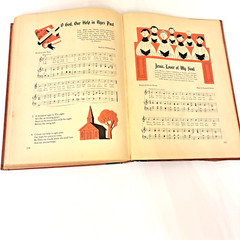 Fireside Book of American Songs Sheet Folk Music Americana Illustrated Vtg 1952