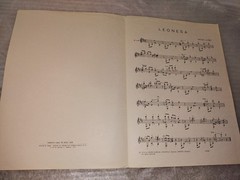 Miguel Llobet, Leonesa, Classical Guitar Solo Sheet Music, 1975.