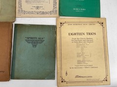 Lot of 8 Vintage Oboe Clarinet Sheet Music Danzi Bleuzet Bach Ensemble Books