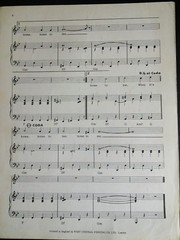 Early In The Morning – Vanity Fair – 1969 – Sheet Music