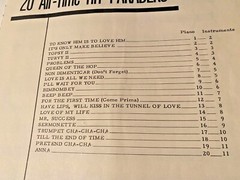 Sheet Music Booklet 20 All Time Hit Paraders No 29 Trumpet Clarinet Sax Loc OB