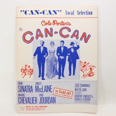 Can-Can Vocal Selection Songbook Sheet Music Cole Porter 1953 Buxton Hill Rare