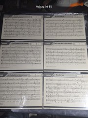 Vintage 1982 Yamaha Playcard Lot – 43 Cards Total 42 Music + Rare Head Cleaner