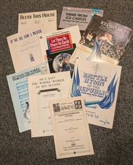 Ridiculously ENORMOUS Lot of 75+ Extremely Random Vintage Sheet Music and Books
