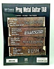 My tunes Prog Metal Guitar Tab Book Authentic Guitar Tab Edition