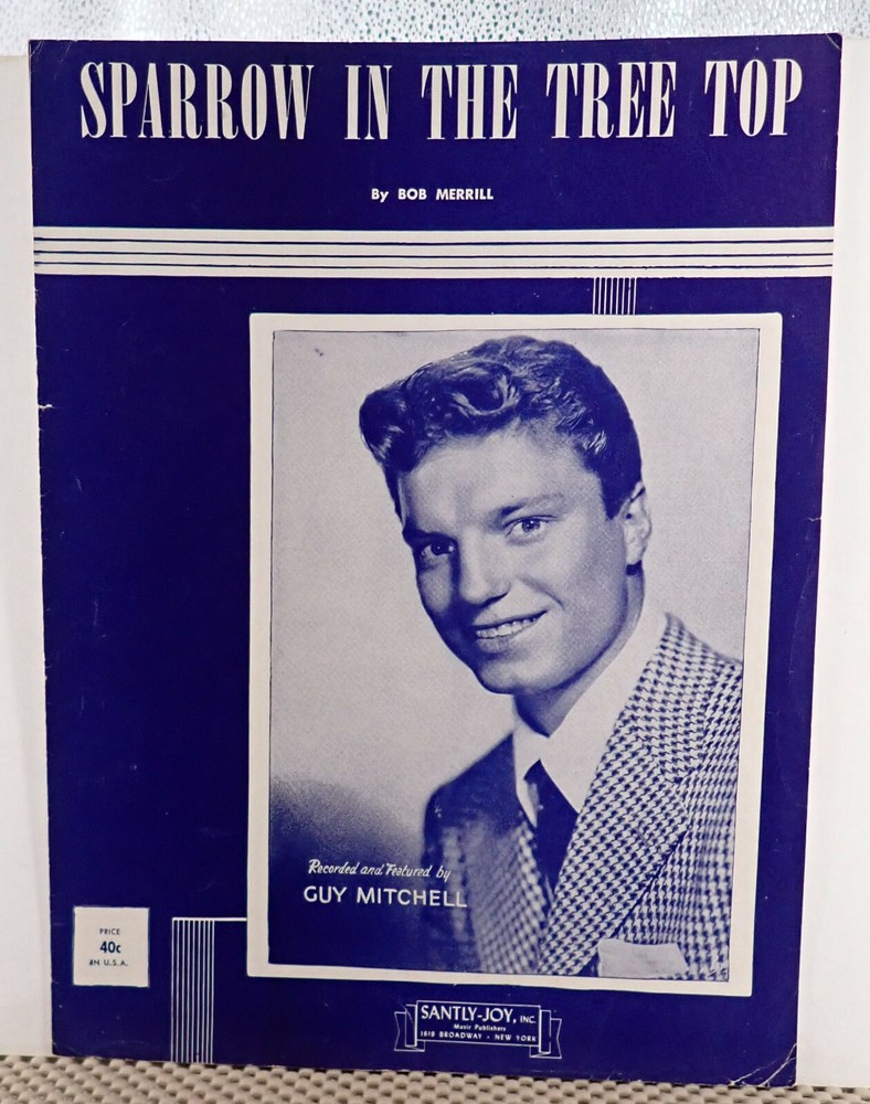 Sparrow In the Tree Top – Bob Merrill – Sheet Music 1951