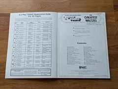 Vintage Sheet Music – 1983 The Greatest Waltzes, EZ Play Today No. 115