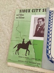 9 Pieces of Vintage Sheet Music Variety 1920s – 1980s. Piano -Band