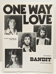 One Way Love Sheet Music Bandit Piano Voice Guitar 70s POP Rock N Roll F2Ai