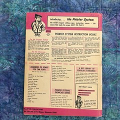 1965 Pointer System The Best of Broadway Showcase Series Organ Songbook