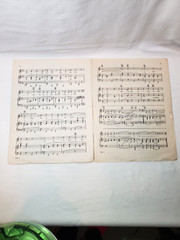 Vintage Sheet Music Can Can I Love Paris By Cole Porter In Clear Plastic Sleeve