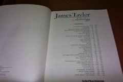 EX songbook James Taylor ANTHOLOGY Guitar Bass PIANO vocals 160 pages 35 songs