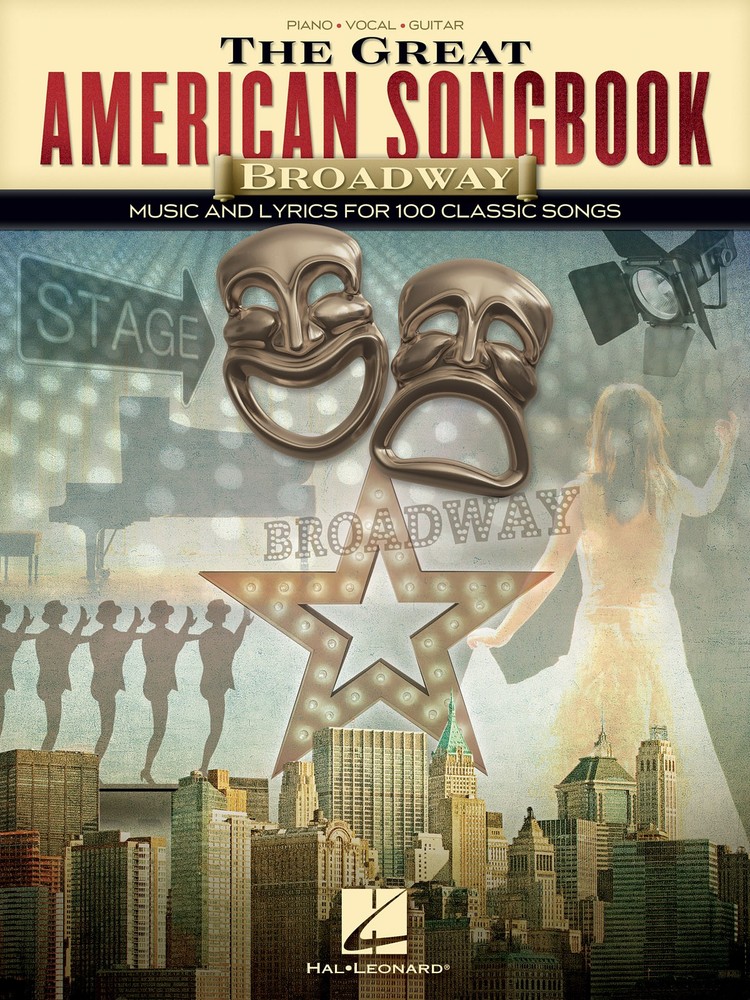 Great American Songbook Broadway Piano Vocal Sheet Music Lyrics 100 Songs Book