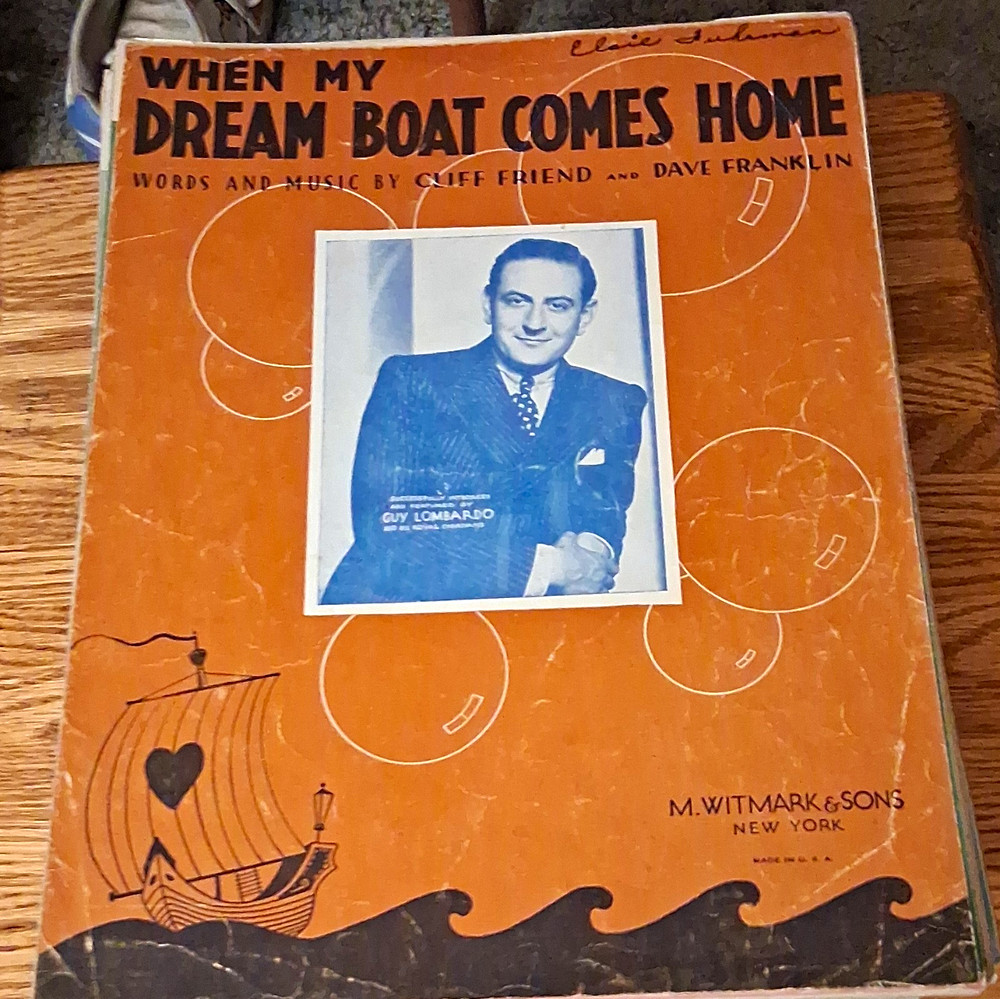 M. Witmark & Sons When My Dream Boat Comes Home Sheet Music Piano Ballad Solo