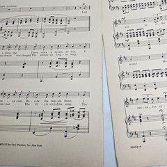 The Holy City Sheet Music 1943 Piano Lyrics Weatherly Adams High Voice Song