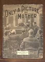 Only A Picture Of Mother Rare 1904 Antique Sheet Music Courtroom Drama Allen Way