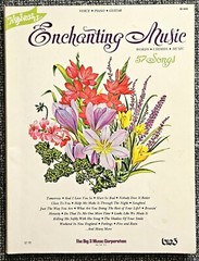 Enchanting Music 57 Songs Voice-Piano-Guitar 160 Pages Clean Condition