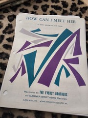 The image shows vintage sheet music for the song « How Can I Meet Her » by…