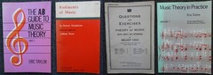 Music Thoery Books Job Lot of 4- AB Guide, Rudiments of Music Theory In Practice