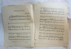 EARL & HARRY CARROLL Sheet Music — DO THE FUNNY FOX TROT — 1914, Large Format