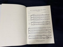vintage G. Schirmer choral music book titled « Favorite Hymns for S.A.B. Choir”