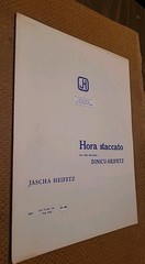 Jascha Heifetz ~ Hora Staccato Viola & Piano Sheet Music c. 1930