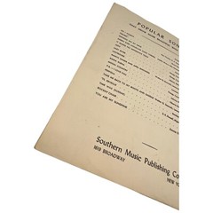 Perfidia 1941 Vintage Sheet Music Alberto Dominguez Milton Leeds Spanish English