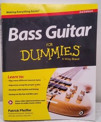 Bass Guitar For Dummies Book 390 Pages (BS)