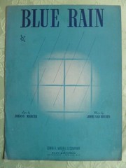 BLUE RAIN 1939 Mercer Van Heusen