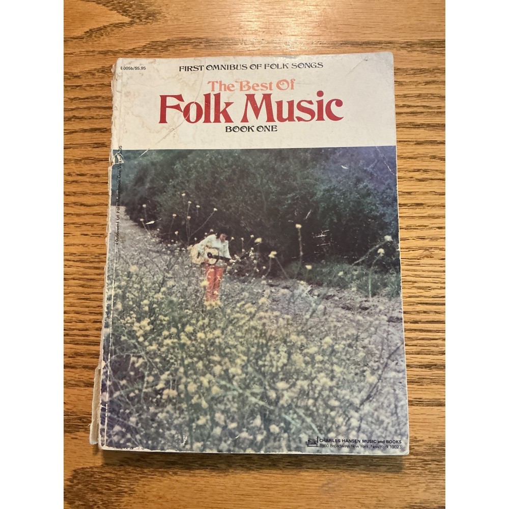 The Best of Folk Music Book One First Omnibus of Folk Songs 1971 Sheet Music