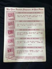 Meet George Gershwin At The Piano Published By Gershwin Publishing Co in 1938