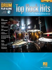 Top Rock Hits for Drum Play-Along Vol 49 Sheet Music Song Book Online Audio Pack