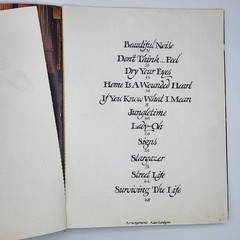 Sheet Music Beautiful Noise 1976 Neil Diamond Piano Stonebridge Music (Accept)