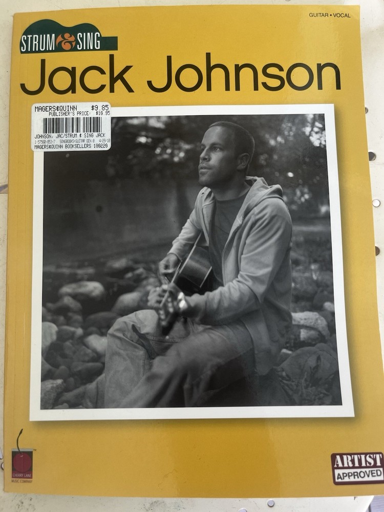 Jack Johnson Strum & Sing Sheet Music Easy Guitar Cherry Lane Chords Lyrics
