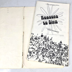 Reasons To Sing Youth Songbook Piano Lillenas Christian Music Songs 1971 Vintage