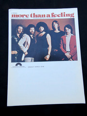 1976 Boston « More Than A Feeling » Sheet Music Fine Condition