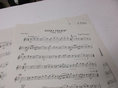 Ralph Guenther Danza Felice Flute Trio with Full Score Sheet Music Belwin Mills