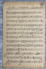 VTG Czech Orchestration Melodion Emil Stolc 1st Ed Set + Hand Written Parts RARE