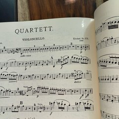 Sheet Music Mozart Quartette 1 No 16 Edition Peters Violoncello Cello Score Beck