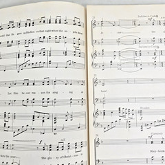 The Glory Of Christmas Sheet Music Piano Lyric 1984 SATB Nelson Wyrtzen Choral