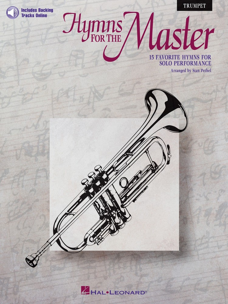 Hymns for the Master Trumpet Solo Christian Sheet Music Play-Along Book & Audio
