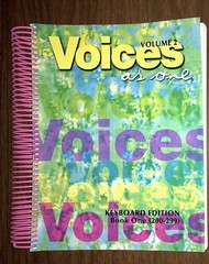 Voices as One, Volume 2 – Keyboard Edition (Book #1 Only, Songs #200-299)