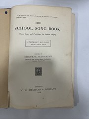 The School Song Book Antique Sheet Music 1916 Students Edition-Evanston, ILL.