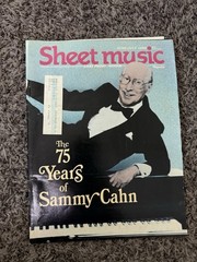 Lot 2 Vintage Sheet Music Magazines 1982 Easy Organ + 1988 Sammy Cahn Piano