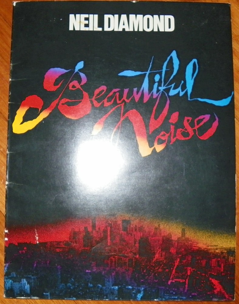 1976 NEIL DIAMOND, « BEAUTIFUL NOISE », MUSIC BOOK