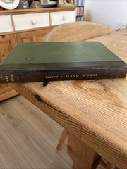 Antique Hardcover “Brahms Piano Works”KLAVIER~WERKE Band 1