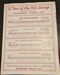 You Belong to Me – King, Stewart & Price – Sheet Music 1952
